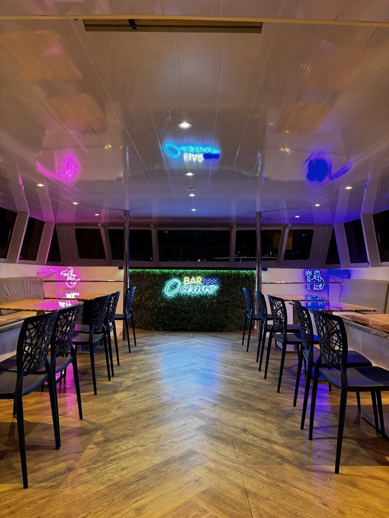 Catamarã Oceano - Cockpit