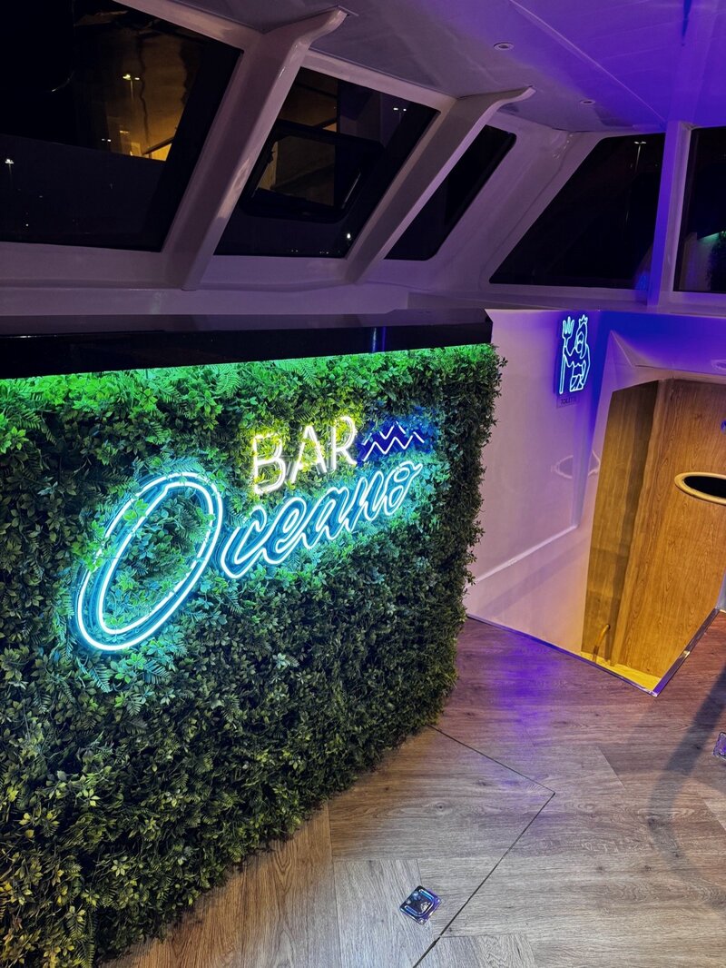 Catamarã Oceano - Área social