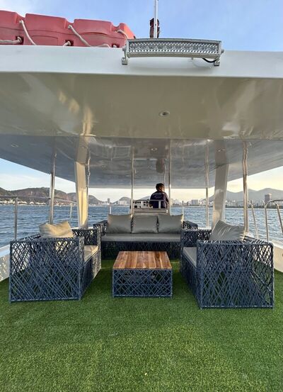 Catamarã Oceano - Proa