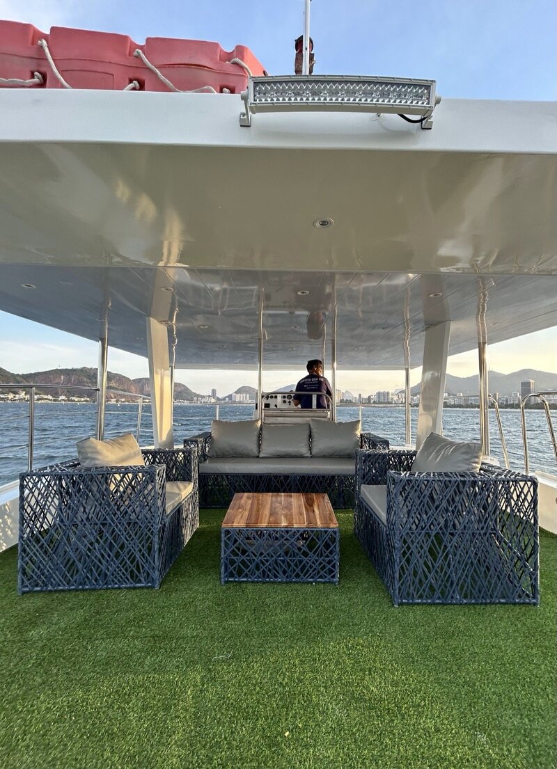 Catamarã Oceano - Proa