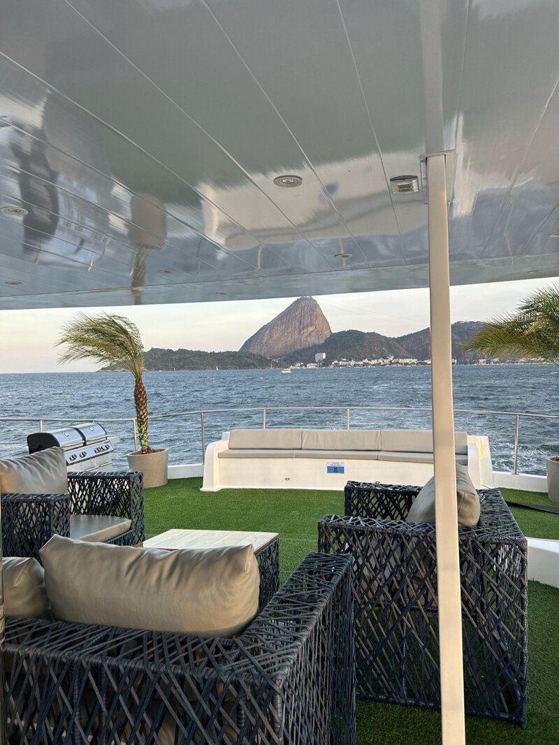 Catamarã Oceano - Em navegação