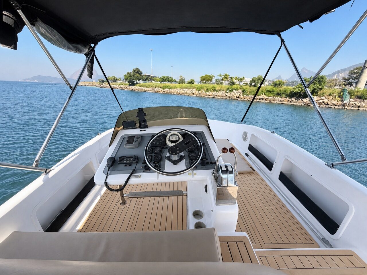 WeBoat 420 - Timoneira do flybridge