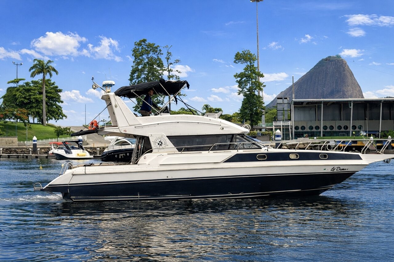 WeBoat Ibiza 42 - Lancha com flybridge para 12 pessoas