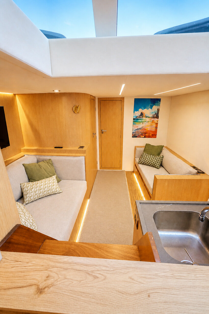 WeBoat Mares 50 - Interior integrado da cabine